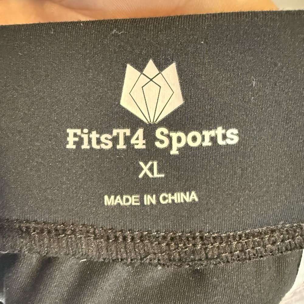 Fitst4 Sports Breeches‎ Size XL Black Women's Silicone Full Seat with Pocket - Picture 6 of 7